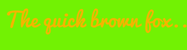 Image with Font Color F4B500 and Background Color 72F203
